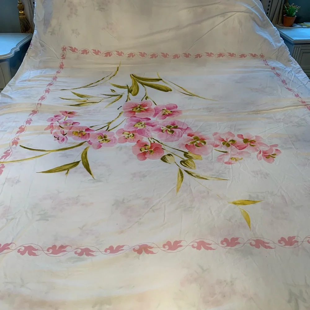 Vintage Le Vele Floral Duvet Cover